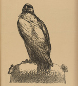 August Gaul. 12 Billion (12 Milliarden) (in-text plate, p. 219) from the periodical Kriegszeit. Künstlerflugblätter, vol. 1, no. 55 (15 Oct 1915). 1915