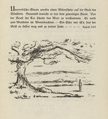 Wilhelm (Vilém) Nowak. Untitled (Tree in the Landscape) (tailpiece, [p. 1]) from the periodical Zeit-Echo. Ein Kriegs-Tagebuch der Künstler, vol. 1, no. 1 (Aug 1914). 1914