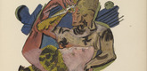 Oskar Kokoschka. Plate (folio 10) from Mörder, Hoffnung der Frauen (Murderer, Hope of Women). (1916)