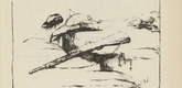 Wilhelm (Vilém) Nowak. Untitled (Battlefield) (plate, [p. 23]) from the periodical  Zeit-Echo. Ein Kriegs-Tagebuch der Künstler, vol. 1, no. 2 (Sept 1914). 1914