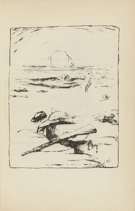 Wilhelm (Vilém) Nowak. Untitled (Battlefield) (plate, [p. 23]) from the periodical  Zeit-Echo. Ein Kriegs-Tagebuch der Künstler, vol. 1, no. 2 (Sept 1914). 1914