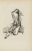 Willi Geiger. Untitled (The Tortured One) (plate, [p. 25]) from the periodical  Zeit-Echo. Ein Kriegs-Tagebuch der Künstler, vol. 1, no. 3 (Oct 1914). 1914