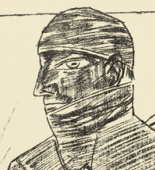 Max Beckmann. The Chimney Sweep (Der Schornsteinfeger) from the portfolio Trip to Berlin 1922 (Berliner Reise 1922). 1922