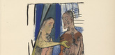 Oskar Kokoschka. Plate (folio 4) from Mörder, Hoffnung der Frauen (Murderer, Hope of Women). (1916)