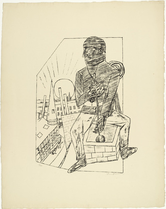 Max Beckmann. The Chimney Sweep (Der Schornsteinfeger) from the portfolio Trip to Berlin 1922 (Berliner Reise 1922). 1922