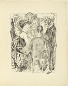 Max Beckmann. The Disillusioned I (Die Enttäuschten I) from the portfolio Trip to Berlin 1922 (Berliner Reise 1922). 1922