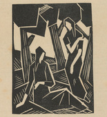 Emil Maetzel, Otto Freundlich, Katharina Heise (Karl Luis Heinrich-Salze), Herbert Anger, Franz Wilhelm Seiwert, Ottheinrich Strohmeyer. Die Aktion, vol. 8, no. 5/6. February 9, 1918