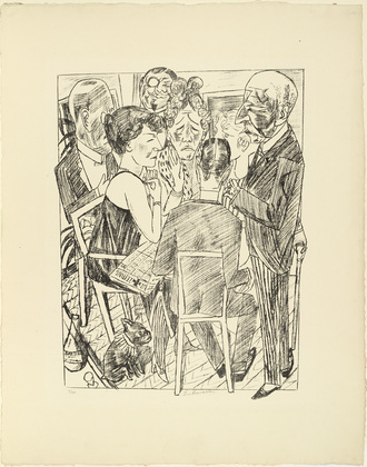 Max Beckmann. The Disillusioned I (Die Enttäuschten I) from the portfolio Trip to Berlin 1922 (Berliner Reise 1922). 1922