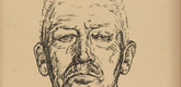 Peter Behrens. Army Commander in the East (General v. Scheffer-Boyadel) [Heerführer im Osten (General v. Scheffer-Boyadel)]  (in-text plate, p. 223) from the periodical Kriegszeit. Künstlerflugblätter, vol. 1, no. 56 (1 Nov 1915). 1915