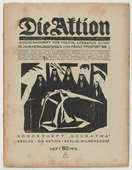 Katharina Heise (Karl Luis Heinrich-Salze), Otto Beyer, Leipzig/Berlin, Karl Jacob Hirsch, Augusta von Zitzewitz, Willi Zierath, Marie Rosalie (Mitzi) Friedmann-Otten, Georg Tappert. Die Aktion, vol. 8, no. 11/12. March 23, 1918