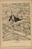 Carl Olof Petersen. Russian Hangover (Russischer Katzenjammer) (plate, p. 226) from the periodical Kriegszeit. Künstlerflugblätter, vol. 1, no. 56 (1 Nov 1915). 1915