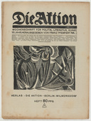 Georg Tappert, Marie Rosalie (Mitzi) Friedmann-Otten, Erich Gehre, Ines Wetzel. Die Aktion, vol. 8, no. 15/16. April 20, 1918