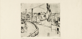Erich Heckel. French River Landscape (Französische Flusslandschaft). 1916
