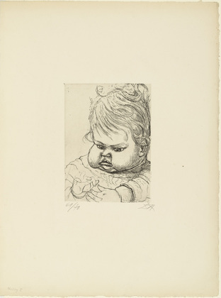 Otto Dix. Nelly I. (1923-1924, published 1924)