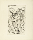Max Beckmann. Embrace (Umarmung). (1922)