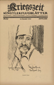 unknown. Ill Tartar (Kranker Tatar) (in-text plate, p. 227) from the periodical Kriegszeit. Künstlerflugblätter, vol. 1, no. 57 (15 Nov 1915). 1915