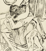Max Beckmann. Embrace (Umarmung). (1922)