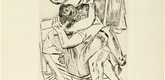 Max Beckmann. Embrace (Umarmung). (1922)