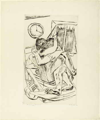 Max Beckmann. Embrace (Umarmung). (1922)