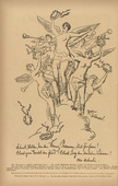 Wilhelm Trübner. Heroes, Accept the Wreath! (Nehmt, Helden, hin den Kranz) (in-text plate, p. 20) from the periodical Kriegszeit. Künstlerflugblätter, vol. 1, no. 5 (30 Sept 1914). 1914
