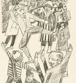Max Beckmann. Ice Skating (Eislauf). (1922)