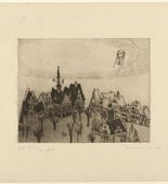 Lyonel Feininger. The Town at the End of the World (Die Stadt am Ende der Welt). 1910