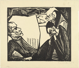 Erich Heckel. The Dead Woman (Die Tote) for the portfolio Die Schaffenden, 2, no. 2. (1912), dated 1919, (published 1920)