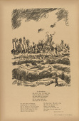 Friedrich Tischler. Langemark (headpiece, p. 228) from the periodical Kriegszeit. Künstlerflugblätter, vol. 1, no. 57 (15 Nov 1915). 1915