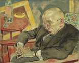 George Grosz. The Poet Max Herrmann-Neisse. 1927