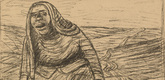 Ernst Barlach. Serbian Elegy (Serbische Elegie) (plate, p. 229) from the periodical Kriegszeit. Künstlerflugblätter, vol. 1, no. 57 (15 Nov 1915). 1915