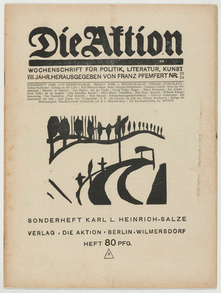 Katharina Heise (Karl Luis Heinrich-Salze). Die Aktion, vol. 8, no.  23/24. June 15, 1918