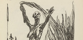 Alfred Kubin. Untitled (War Fury with Torch) (plate, [p. 51]) from the periodical  Zeit-Echo. Ein Kriegs-Tagebuch der Künstler, vol. 1, no. 4 (Nov 1914). 1914