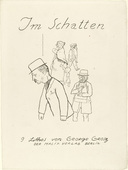 George Grosz. Title page from  In the Shadows (Im Schatten). (1921)