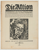 Eberhard Viegener, Bruno Beye, Jerzy von Hulewicz, A. Krapp, Otto Freundlich, Richard Bampi. Die Aktion, vol. 8, no. 27/28. July 13, 1918