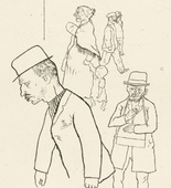 George Grosz. Title page from  In the Shadows (Im Schatten). (1921)