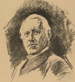 Max Liebermann. Ulrich v. Wilamowitz-Möllendorff (in-text plate, p. 231) from the periodical Kriegszeit. Künstlerflugblätter, vol. 1, no. 58 (Dec 1915). 1915