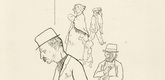 George Grosz. Title page from  In the Shadows (Im Schatten). (1921)