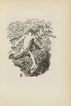 Willi Geiger. Untitled (Escape) (plate, [p. 53]) from the periodical  Zeit-Echo. Ein Kriegs-Tagebuch der Künstler, vol. 1, no. 4 (Nov 1914). 1914