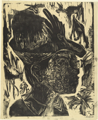 Ernst Ludwig Kirchner. Goatherd (Ziegenhirt). (1918)