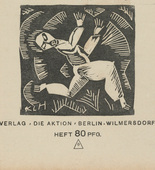 Karl Jacob Hirsch, Wilhelm Schuler, Jan Wroniecki, Christian Schad, Erich Goldbaum, Julius Kaufmann. Die Aktion, vol. 8, no. 31/32. August 10, 1918