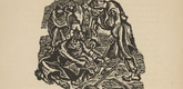 Ernst Barlach. Cripple and One-legged Man: Diebitz and Stiebitz (Lahmer und Einbein: Diebitz und Stiebitz) (in-text plate, page 22) from Der Findling (The Foundling). 1922 (executed 1921)