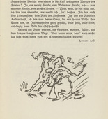 Richard Seewald. Untitled (Horse Balking) (tailpiece, p. 67) from the periodical  Zeit-Echo. Ein Kriegs-Tagebuch der Künstler, vol. 1, no. 5 (Dec 1914). 1914