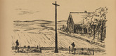 August Gaul. Soldiers' Graves in Poland (Soldatengräber in Polen) (plate, p. 235) from the periodical Kriegszeit. Künstlerflugblätter, vol. 1, no. 59 (Dec 1915). 1915