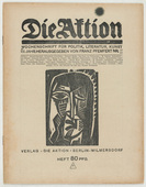 Karl Schmidt-Rottluff, Wilhelm Schuler, Ines Wetzel, Walter O. Grimm, Arthur Goetz, Bruno Beye, Wladislav Skotarek, Josef Capek, Franz Wilhelm Seiwert, Julius Kaufmann, Erich Goldbaum. Die Aktion, vol. 8, no. 39/40. October 5, 1918