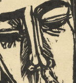 Ernst Ludwig Kirchner. Head of Hardt's Son (Kopf Sohn Hardt). (1915)