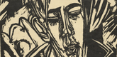 Ernst Ludwig Kirchner. Head of Hardt's Son (Kopf Sohn Hardt). (1915)