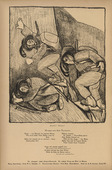 József Arpád Murmann. Forward! Forward! (Avanti! Avanti!) (headpiece, p. 238) from the periodical Kriegszeit. Künstlerflugblätter, vol. 1, no. 59 (Dec 1915). 1915