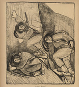 József Arpád Murmann. Forward! Forward! (Avanti! Avanti!) (headpiece, p. 238) from the periodical Kriegszeit. Künstlerflugblätter, vol. 1, no. 59 (Dec 1915). 1915