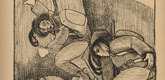 József Arpád Murmann. Forward! Forward! (Avanti! Avanti!) (headpiece, p. 238) from the periodical Kriegszeit. Künstlerflugblätter, vol. 1, no. 59 (Dec 1915). 1915