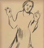 Hedwig Weiss. Longing (Sehnsucht) (plate, p. 240) from the periodical Kriegszeit. Künstlerflugblätter, vol. 1, no. 60 (Jan 1916). 1916